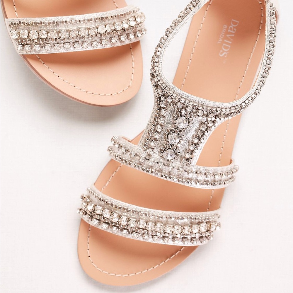 David’s bridal sandals